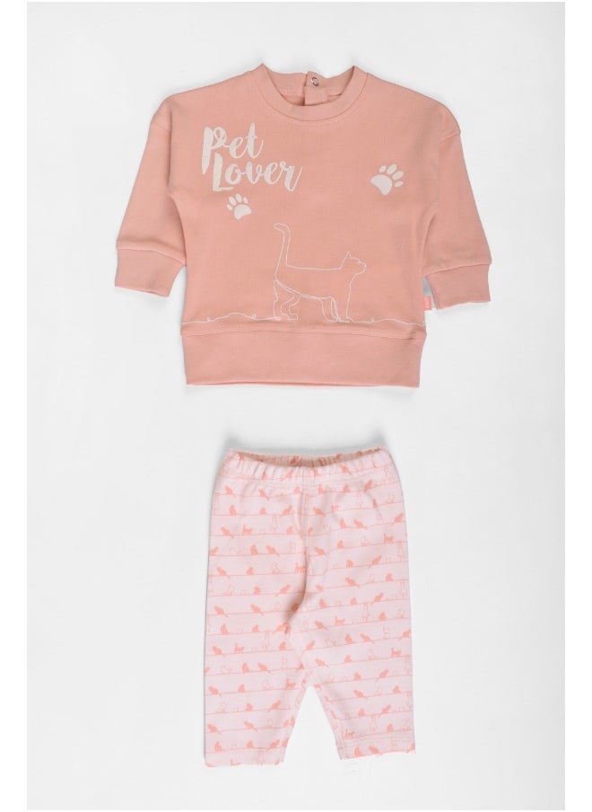 Junior Baby Girls Pajama Set  - Image 1