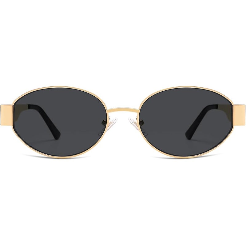 Sojos Retro Oval Sunglasses for Women Men Trendy Sun Glasses Classic Shades UV400 Protection SJ1217 - Image 4