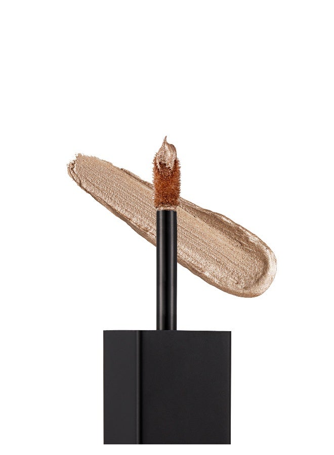flormar Shimmer & Shine Liquid Eyeshadow - 01 Cashmere Gold - Image 2