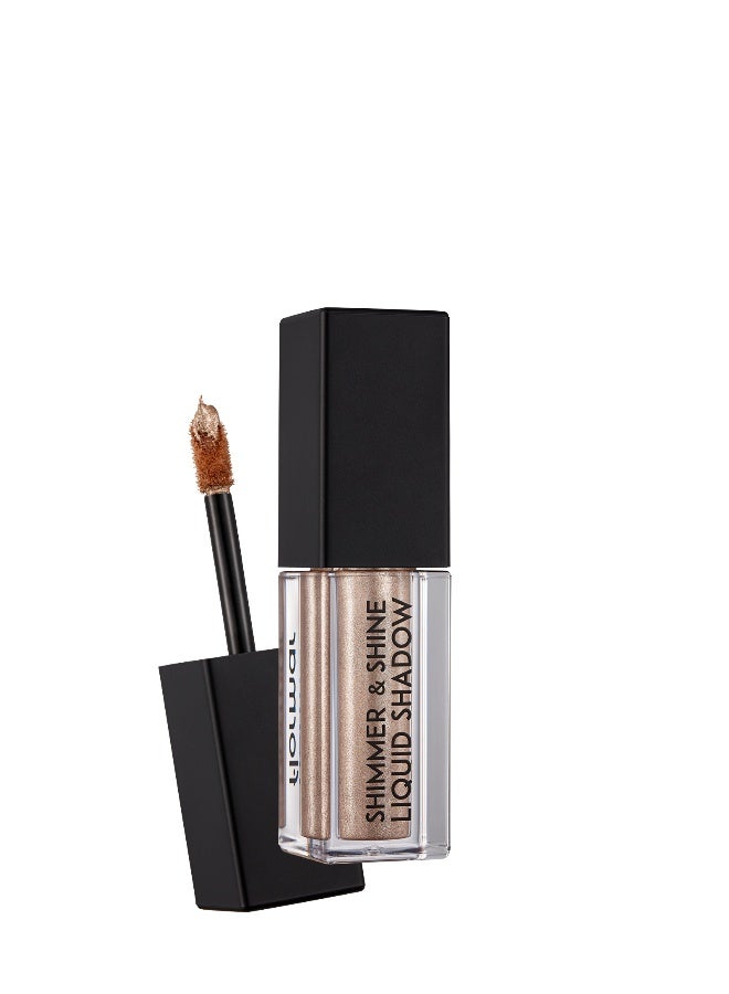 flormar Shimmer & Shine Liquid Eyeshadow - 01 Cashmere Gold - Image 1