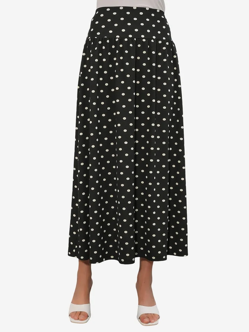 BDART High-Waist Polka Dot Maxi Skirt