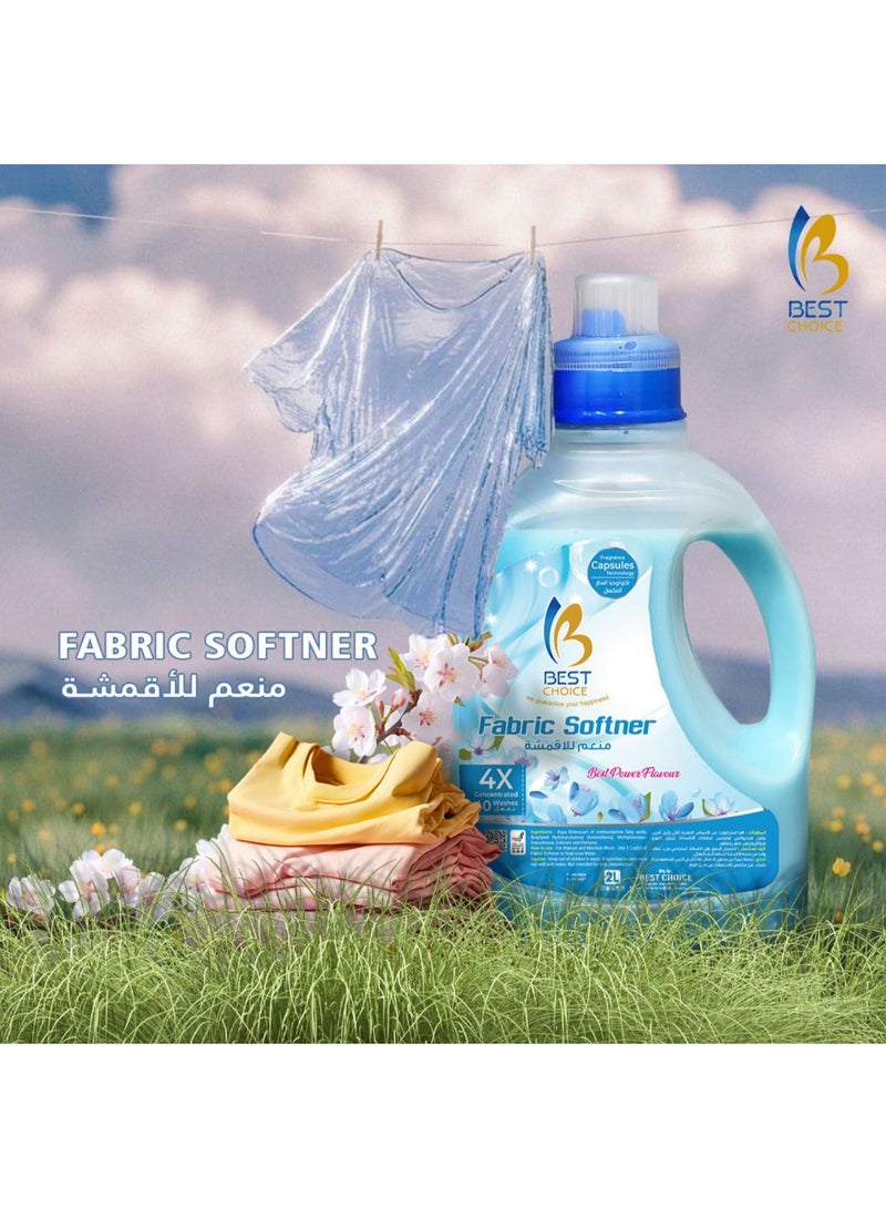 Best Choice Concentrated Fabric Softener, 2L, 4X Concentration, Floral Fragrance - Image 5