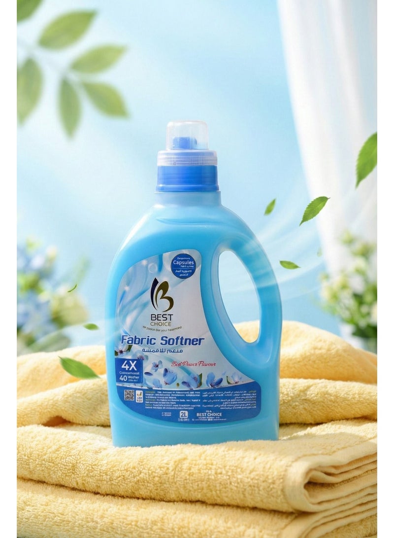 Best Choice Concentrated Fabric Softener, 2L, 4X Concentration, Floral Fragrance - Image 4