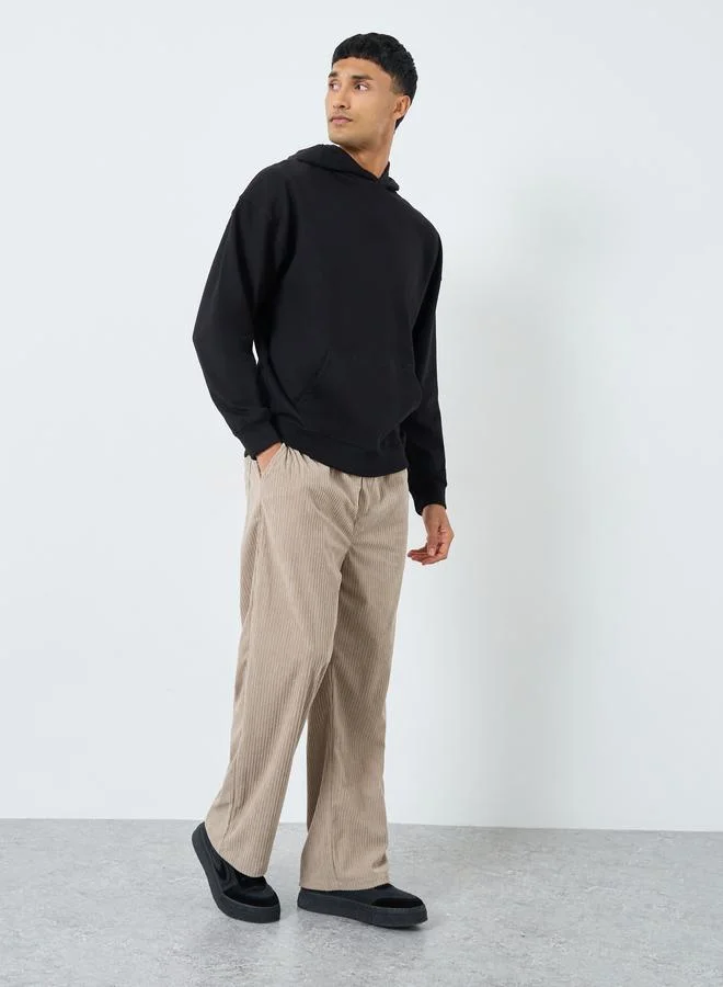 Styli Styli Embroidered Heavy Fleece Oversized Hoodie