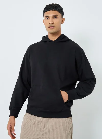 Styli Styli Embroidered Heavy Fleece Oversized Hoodie