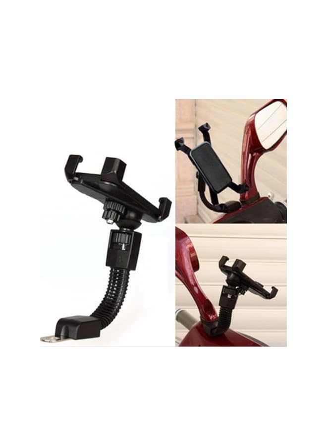 Green Tiger Mobile Phone Holder Motorcycle Rearview Mirror Hose Design Angle Adjustment Bike ABS Mount Bracket Stand 163 * 110 * 65 mm - Image 3