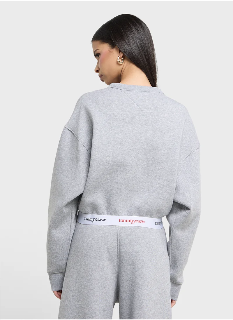 تومي جينز Logo Band Sweatshirt