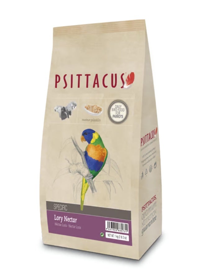PSITTACUS Lory Nectar – Premium Daily Nectar Formula for Lories & Lorikeets | High-Digestibility & Complete Nutrition – 1 Kg - Image 1