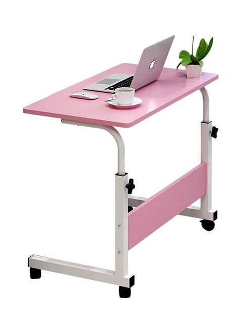 Laptop Table Height Adjustable,Mobile Laptop Stand Coffee Table Side Table,Movable Portable Adjustable Notebook Stand with Wheels for Sofa, Bed, Balcony, Garden