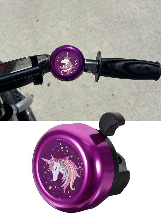 Kids Bike Bell with 2 Pcs Bike Streamers for Girls, Cute Children's Bicycle Accessories - Image 4