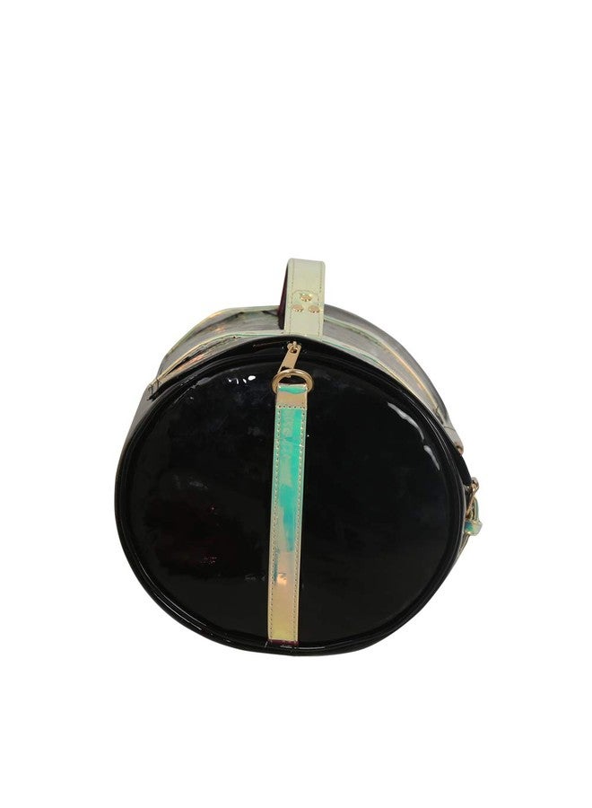 Strutt Genuine Leatherette Rover Black Magpie Tripper 24 Liters Duffel Bag for Travel for Men and Women - Image 4