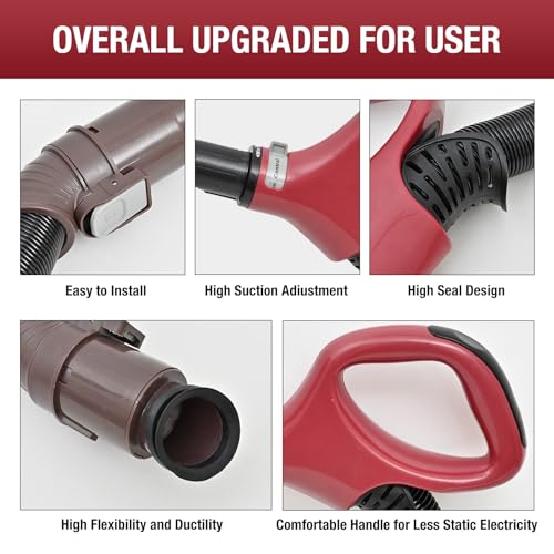 Gygbvo Upgraded ZU561 Replacement Hose Handle for Shark ZU561 ZU562,ZU560 Blue,UV725 Gray,UV650 Navigator Lift-AwaySpeed Self Cleaning Brushroll Lightweight Upright Vacuum - Image 3