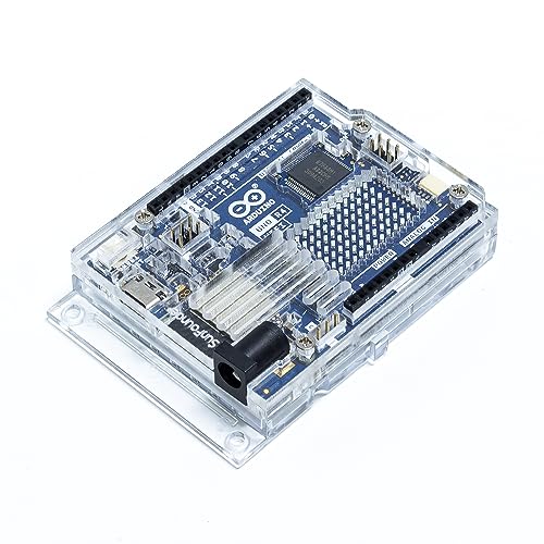 SunFounder Transparent Acrylic Case Compatible with Arduino UNO R4 WiFi (Original Bottom Case NOT Included) - Image 1