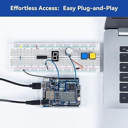 SunFounder Transparent Acrylic Case Compatible with Arduino UNO R4 WiFi (Original Bottom Case NOT Included) - Image 5