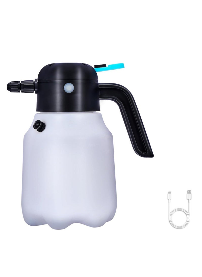 Electric Car Foam Sprayer, 1.8L Pressurized Foam Sprayer with USB Rechargeable for Car Washing, Car Wash Sprayer for Car Beauty, Home, Garden, Automotive Accessory - Image 1