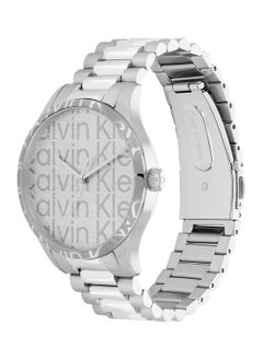 CALVIN KLEIN ساعة يد ستانلس ستيل بعقارب دائرية الشكل للجنسين 25200342 - 42 ملم  - Image 1