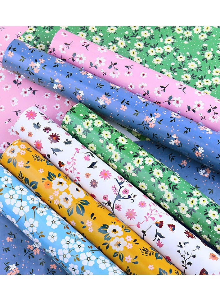 Generic Set of 6pcs 50 x 70cm Flower Wrapping Paper for Birthdays, Weddings, Anniversaries  - Image 3