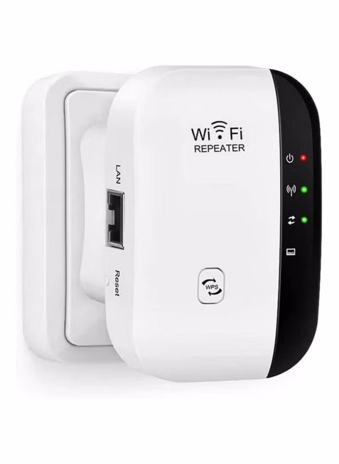Generic Repeater Wifi Wireless Extender Router Wireless Network Amplifier Through Wall Router Extender Wireless Internet Repeater Long Range Amplifier with Ethernet Port  - Image 1