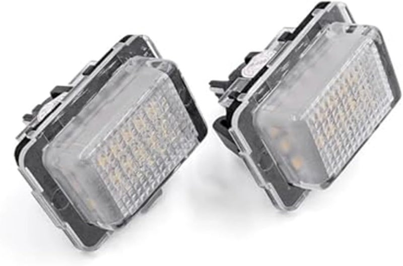Wivplex 2Pcs White License Plate Light for Benz - Image 1