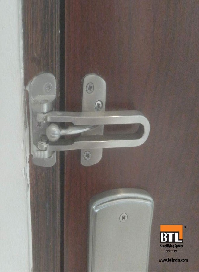 BTL Heavy Duty Door Security Latch (Swing Arm Door Guard Bolt) (Swing Bar Latch) (Stainless Steel 304) (Anti-Theft Door Guard) (BDF-SL-1) - Image 1