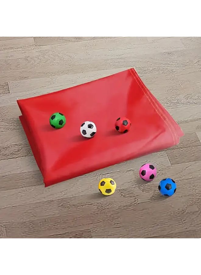طقم لعبة Cornhole الأحمر للفريق مع 6 كرات مقاس 78×57 بوصة للعمل والترفيه والتجمعات العائلية هدية - Image 2