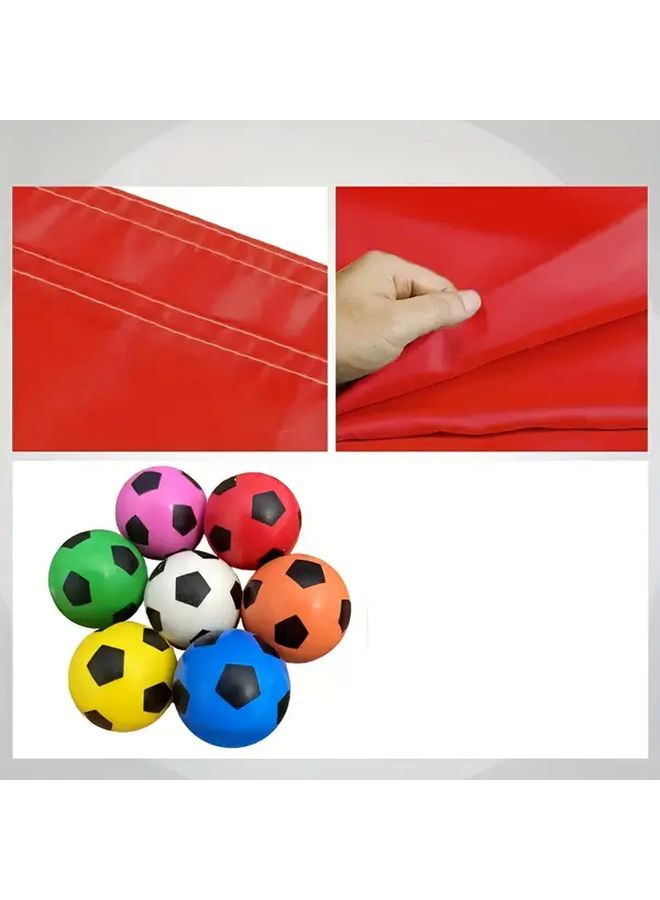 طقم لعبة Cornhole الأحمر للفريق مع 6 كرات مقاس 78×57 بوصة للعمل والترفيه والتجمعات العائلية هدية - Image 4