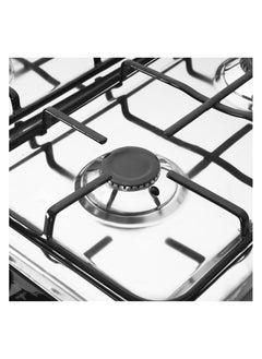 GLOBAL Freestanding Gas Cooker - 4 Burners Black sides - 55*55 Cm  - Image 3
