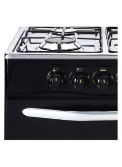 GLOBAL Freestanding Gas Cooker - 4 Burners Black sides - 55*55 Cm  - Image 2