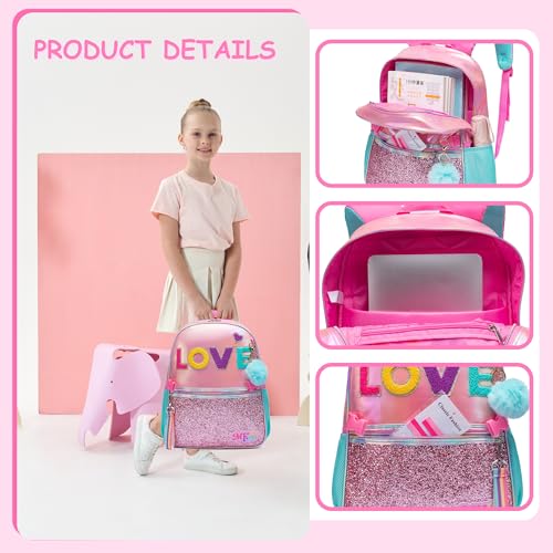 HTgroce Backpacks for Girls School Backpack for Girls Backpacks for Elementary School Bags for Girl - Image 5