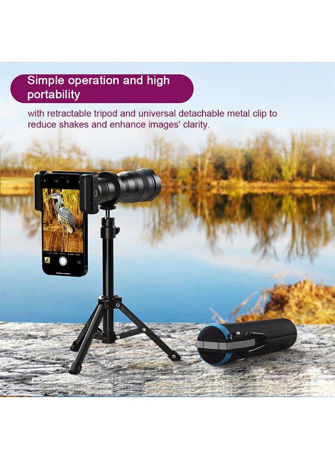 Generic - Portable Universal Clip-on Type External Telephoto Lens 36X Optical Magnification Mobilephone Lens Multifunctional Auxiliary Tool - Image 1