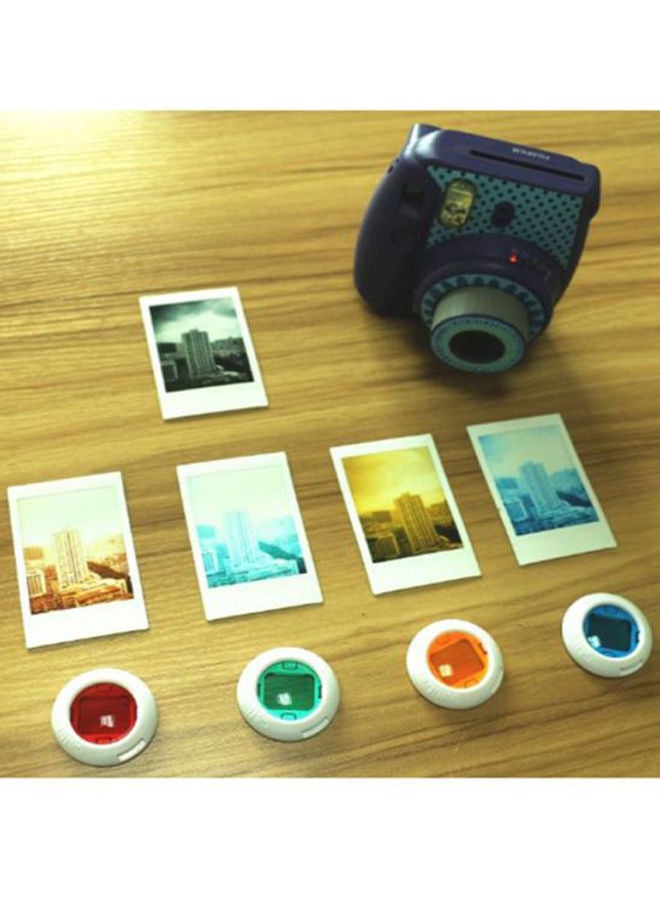 NIBEMINENT 7-In-1 Accessories Set For Fujifilm Mini 8 Camera Brown - Image 5