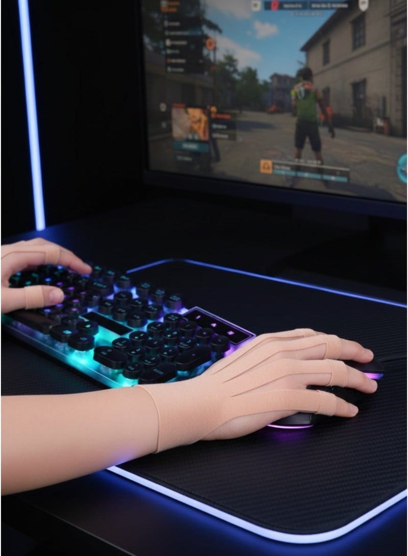 ProGamer Pre-Cut Finger Tapes – Endure Marathon Sessions, Maintain Peak Accuracy(10 Sheets / 5 Pairs) - Image 3