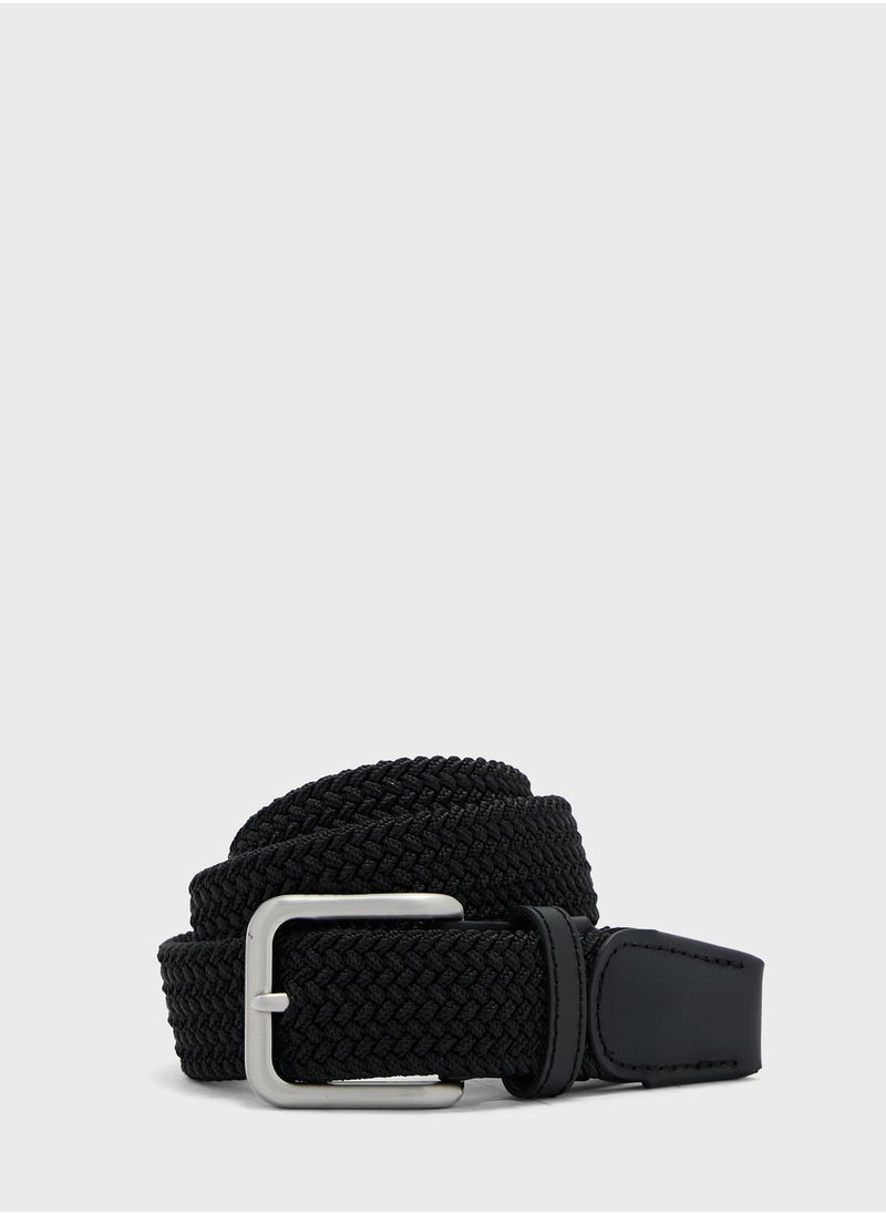Jack & Jones Junior - Youth Braided Allocated Hole Belt - Image 1