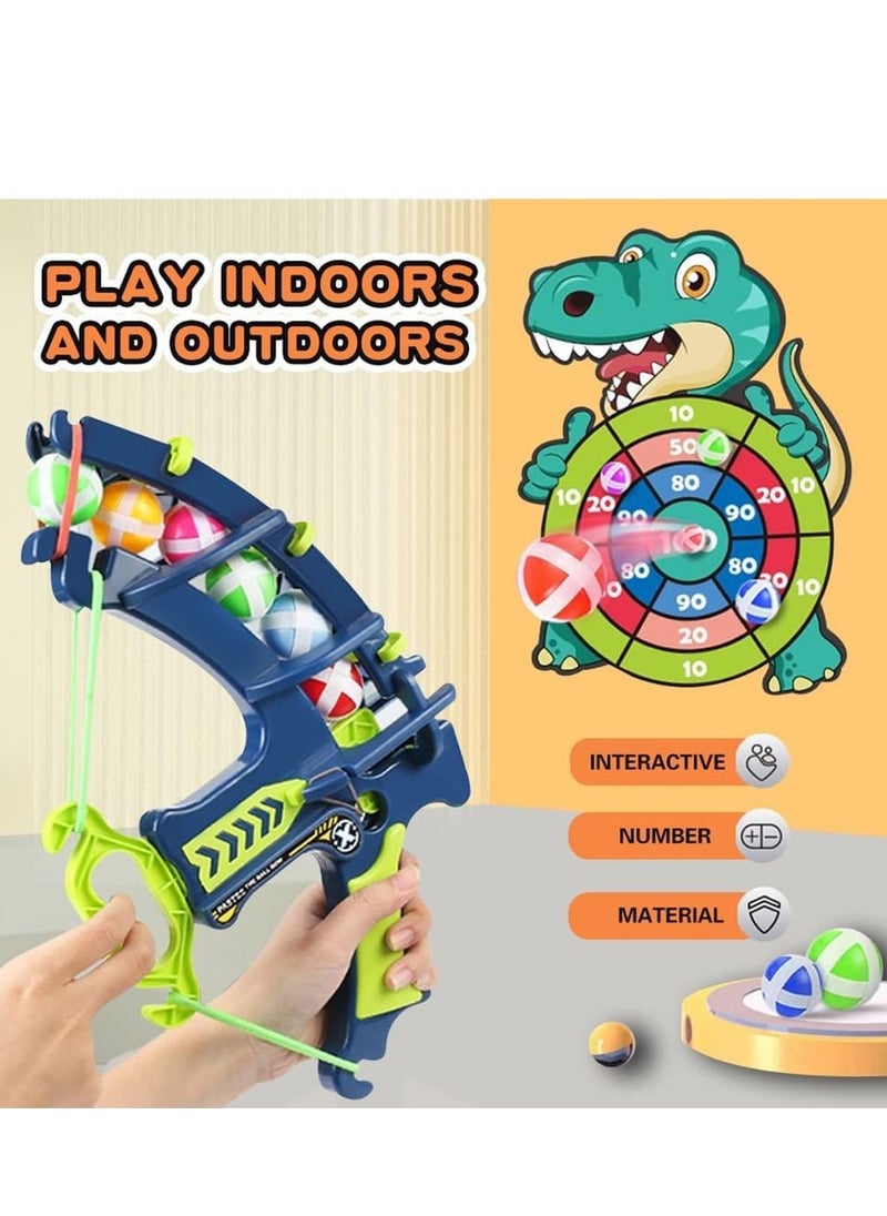 DMG TECH Target Shooting Games Kids Toys DMG Archery Set Safe Shooting Games -1 Dinosaur Bow & Arrow with 24 Sticky Balls for 4 5 6 7 8 9 Years Old Boys Girls Toy Set  - Image 2
