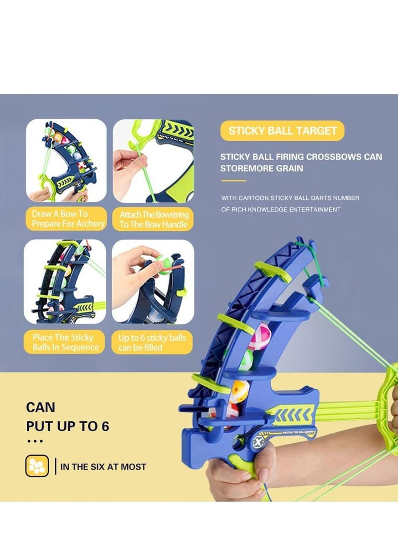 DMG TECH Target Shooting Games Kids Toys DMG Archery Set Safe Shooting Games -1 Dinosaur Bow & Arrow with 24 Sticky Balls for 4 5 6 7 8 9 Years Old Boys Girls Toy Set  - Image 3