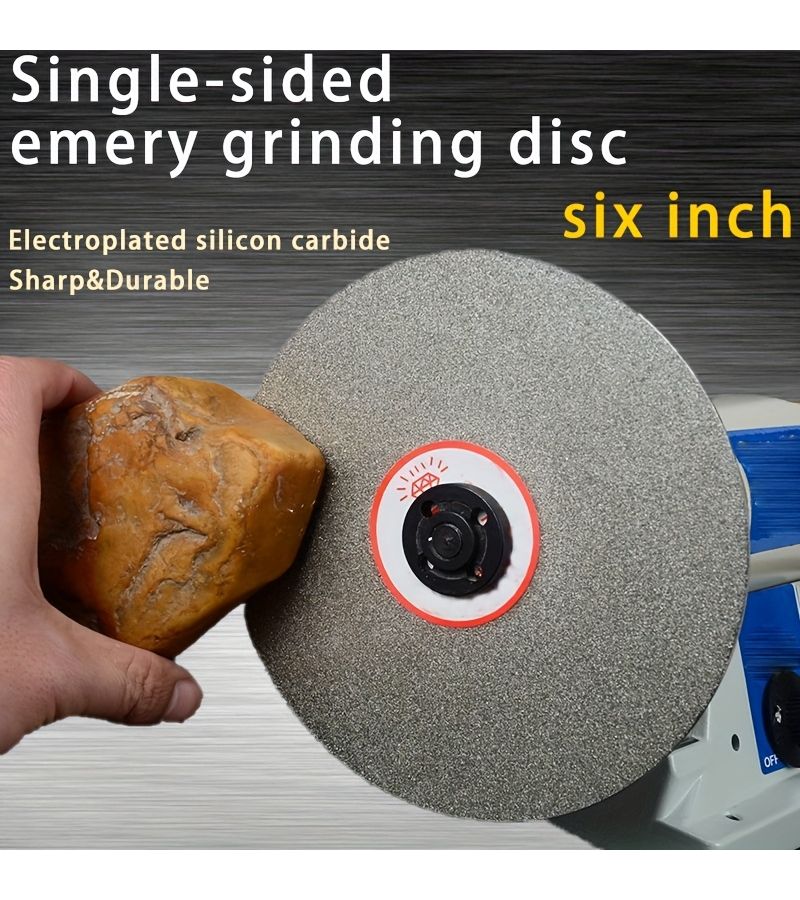 6 Inch Diamond Grinding Disc Grit 60 3000 Single Sided One Piece For Angle Grinder Electric Drill Polishing - Image 1
