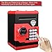 Adsoner Cartoon Piggy Bank Electronic ATM Password Cash Coin Can Auto Scroll Paper Money Saving Box Gift For Kids Red - Image 2