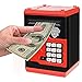 Adsoner Cartoon Piggy Bank Electronic ATM Password Cash Coin Can Auto Scroll Paper Money Saving Box Gift For Kids Red - Image 4