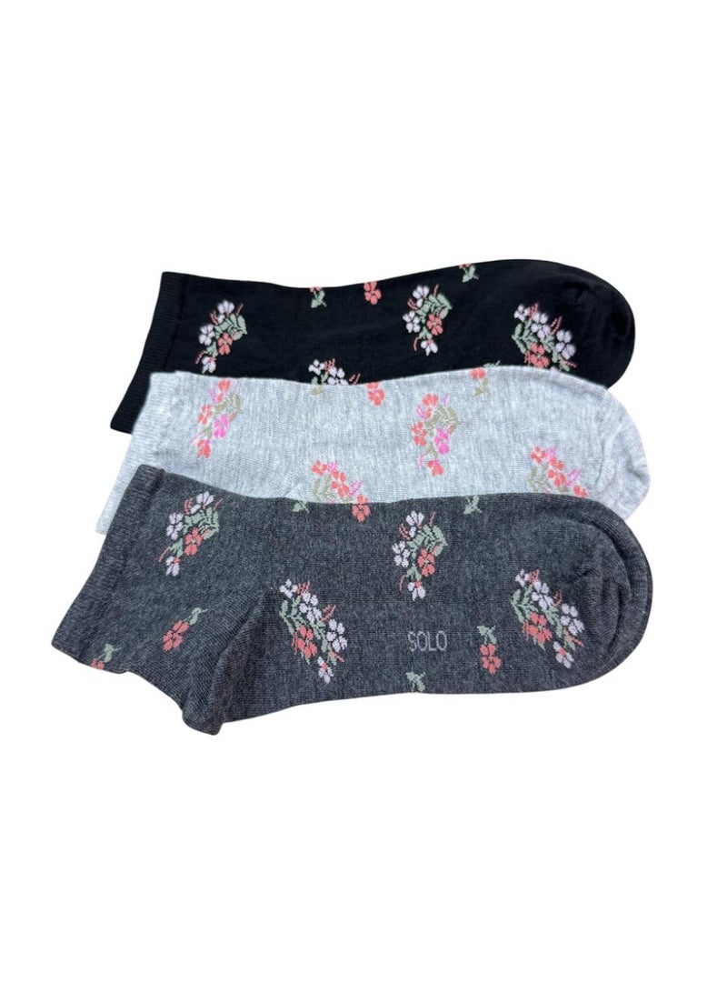 Solo Women Ankle design Pack of 3 - Image 2