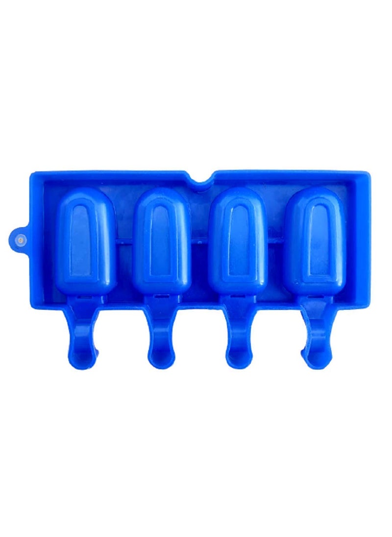 BAKING SET Baking Set Silicone Moulds for Popsickle Ice Cream Cakesickle Chocolate Lolipop Cake Decor soap Making Set of 2 Big and Small Random Colour  - Image 3