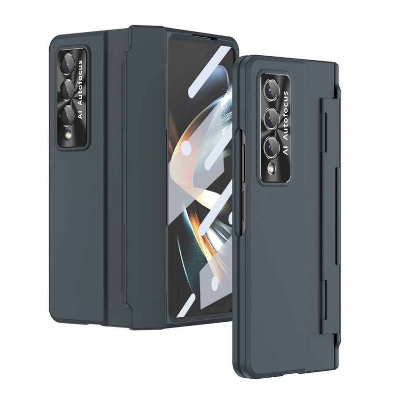 HuHa Case Cover For Samsung Galaxy Z Fold3 5G Integrated Full Coverage Phone Case with Hinge(Green) - Image 1