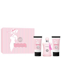 Hybrid  Company Women Delilah 3 Pcs Gift SetContain 100ml Perfume90ml Body Lotion90ml Shower Gel