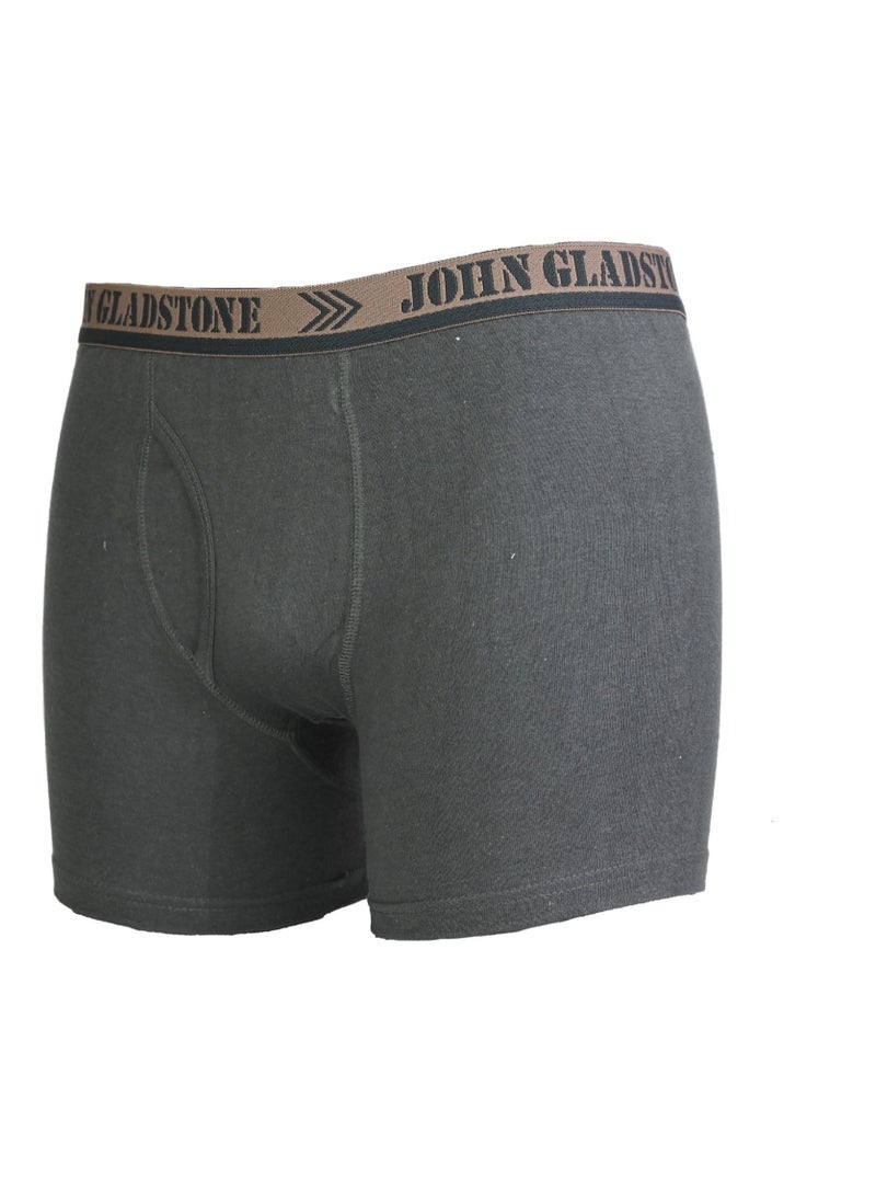 John Gladstone - John Gladstone Men's Cotton Outer Elastic Boxer - 3 Pack - Image 1