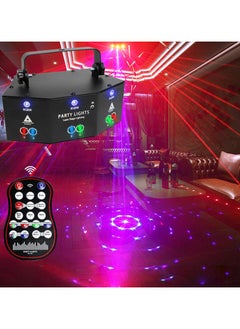General Party Lights, 9 Lens Laser Stage Light Scan Light, LED Light 9-Eye RGB DMX Scan Projector Colorful KTV Bar Laser Stage Light Disco Bar Coffee Stage Laser Light Home Decor  - Image 2