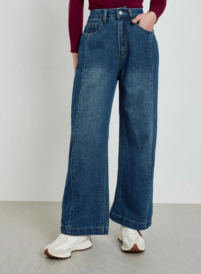 Styli Women High Rise Straight Leg Jeans