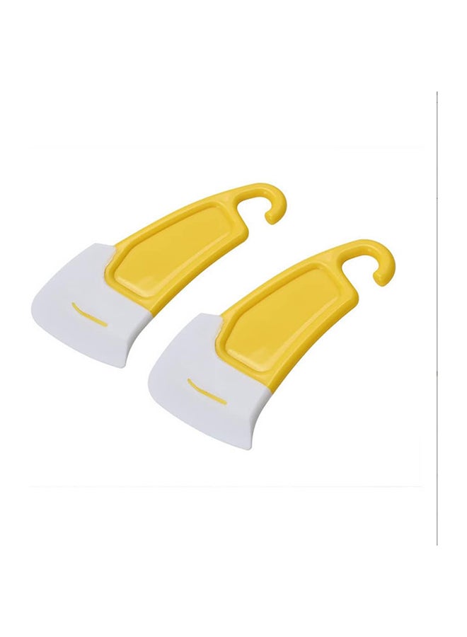 Kitchen Silicone Scraper, Oil Dirt Cleaning Scraper, Hightemperature Resistant Multifunction Cleaning Scraper, Ideal Kitchen Tool (2Piece) - Image 1