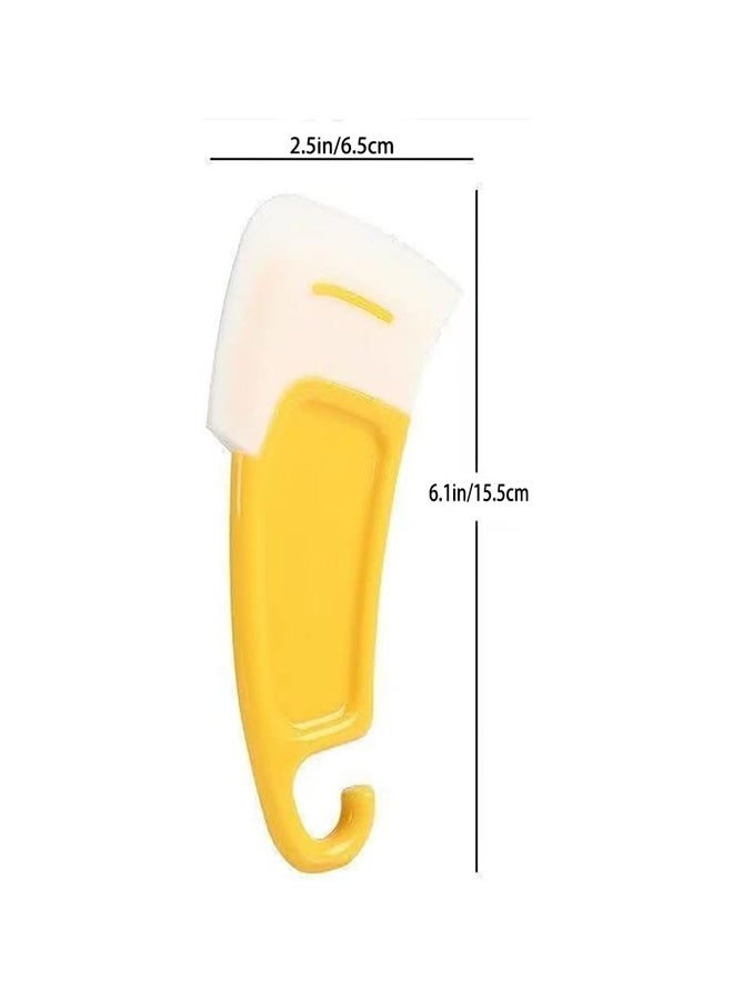 Kitchen Silicone Scraper, Oil Dirt Cleaning Scraper, Hightemperature Resistant Multifunction Cleaning Scraper, Ideal Kitchen Tool (2Piece) - Image 2