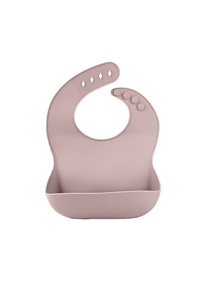 3 حزم من مريلة الأطفال المصنوعة من السيليكون قابلة للتعديل ومقاومة للماء مع حاجز كبير لالتقاط الطعام - Image 3