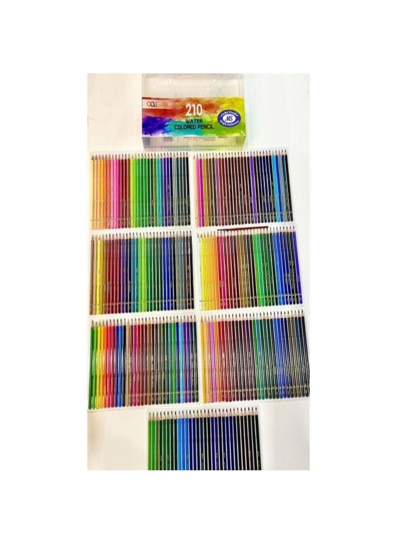 qilib Watercolor Wood 210 Color Painting  - Image 1