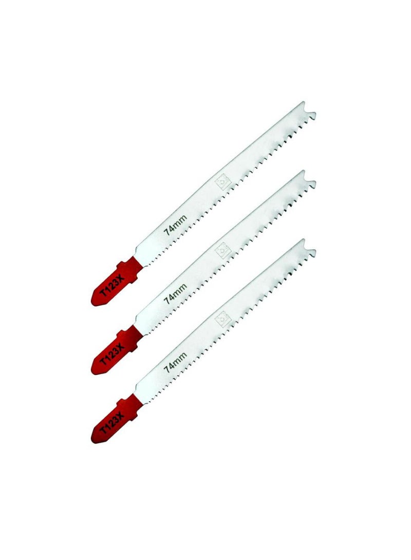 Universal HSS T-Shank Jigsaw Blade Pack 1.5-10mm 3Pcs